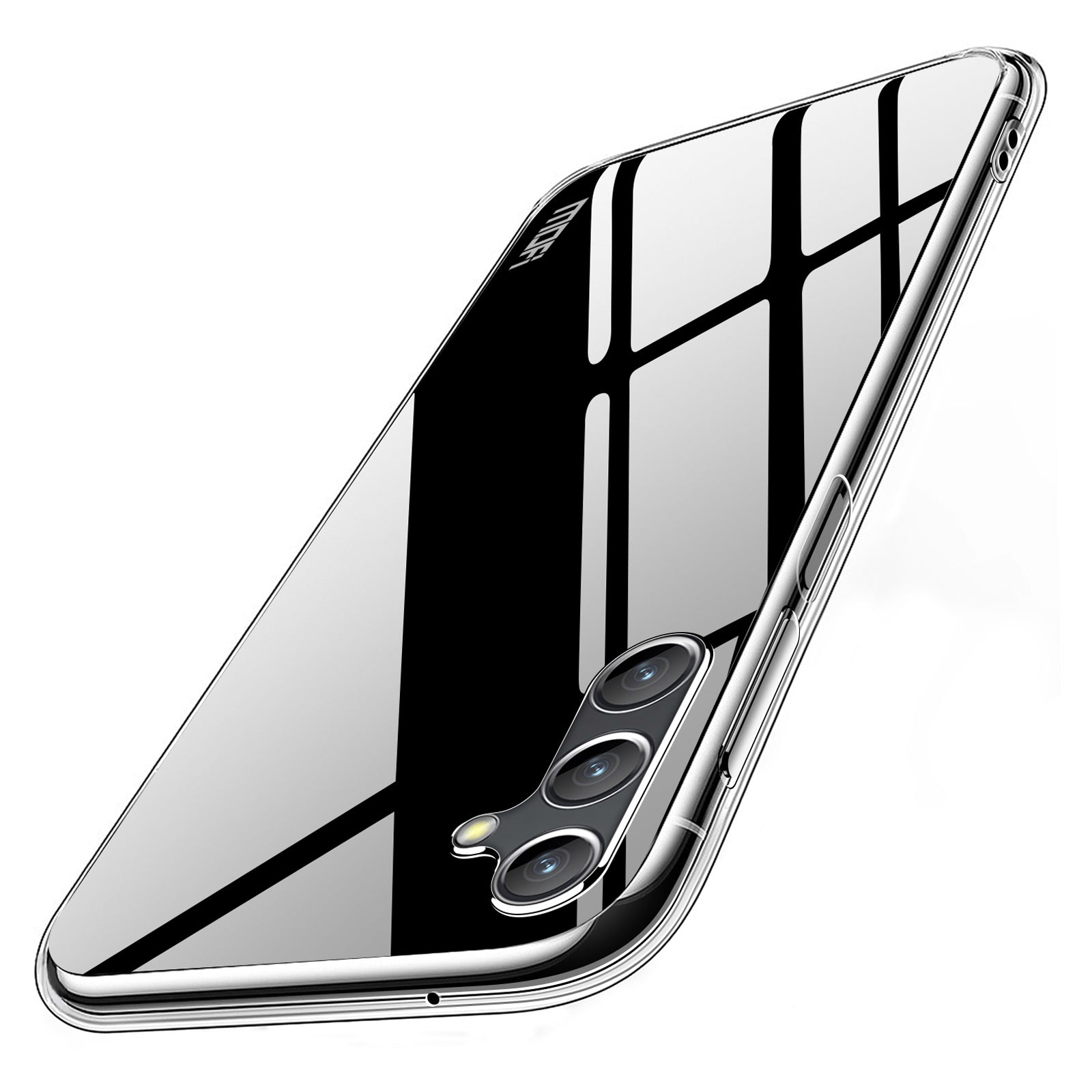MOFI til Samsung Galaxy S23 FE Gennemsigtigt telefontaske Blødt TPU beskyttende telefoncover MOFI til Samsung Galaxy S23 FE Gennemsigtigt telefontaske Blødt TPU beskyttende telefoncover
